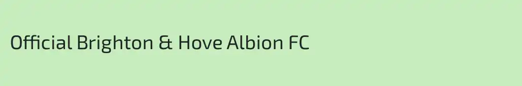 Official Brighton & Hove Albion FC
